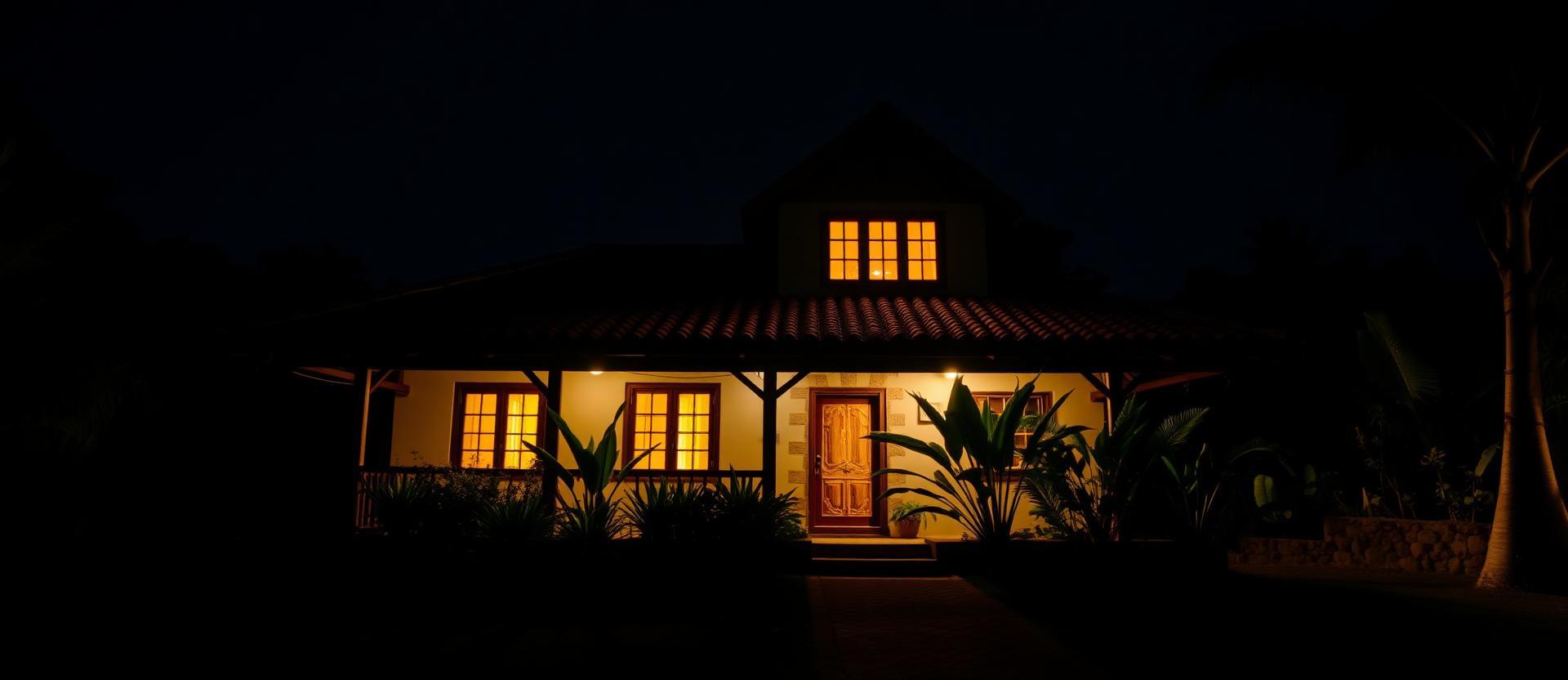 Território da UTT Casa Vó Maria Redonda à noite